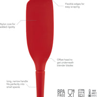 Tovolo - Flex-Core All Silicone Cayenne Blender Spatula - TV30096-400