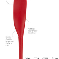 Tovolo - Flex-Core All Silicone Cayenne Jar Scraper - TV41007-400