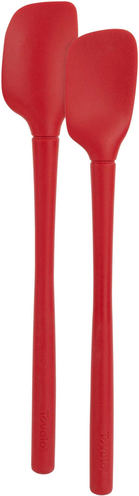 Tovolo - Flex-Core All Silicone Cayenne Mini Spatula & Spoonula, Set of 2 - TV60001-400