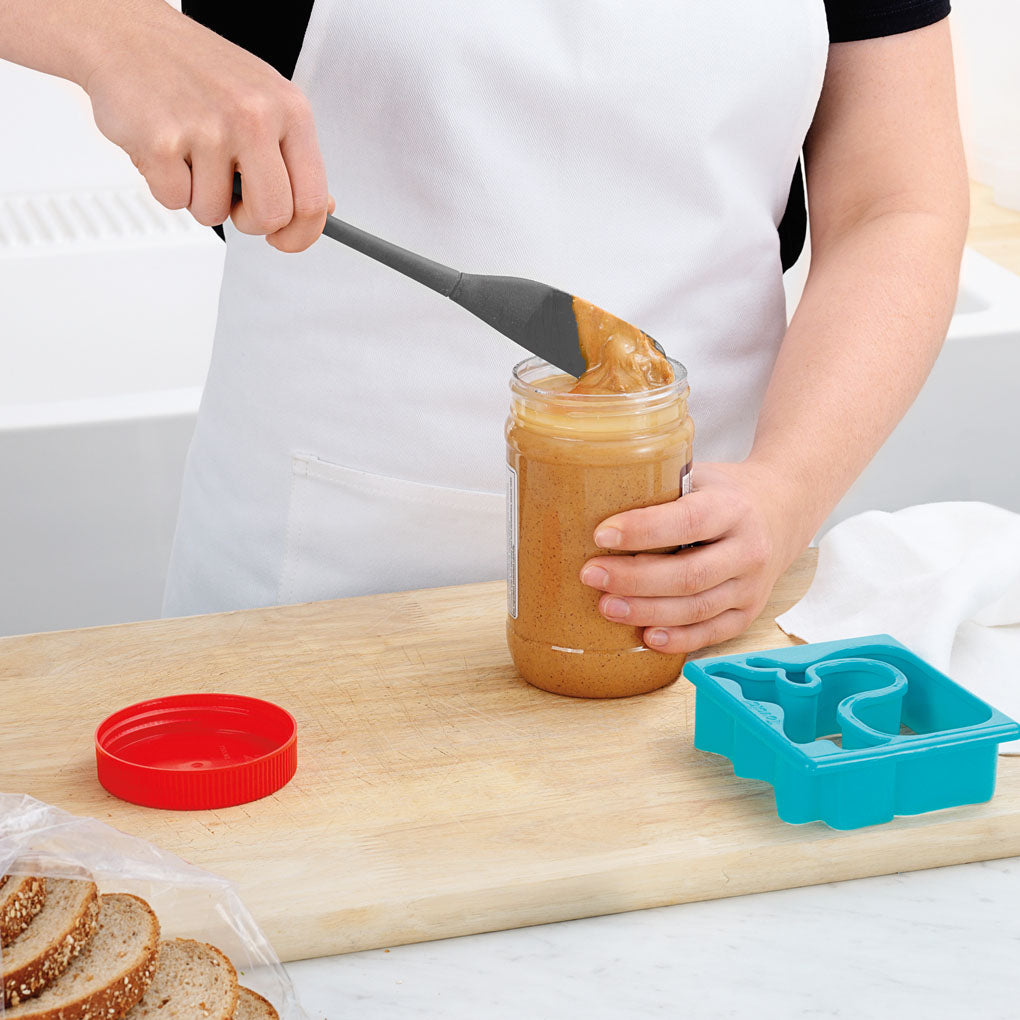 Tovolo - Flex-Core All Silicone Charcoal Jar Scraper - TV81-16958