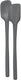 Tovolo - Flex-Core All Silicone Charcoal Mini Spatula & Spoonula, Set of 2 - TV81-17030C