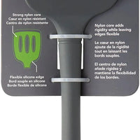 Tovolo - Flex-Core All Silicone Charcoal Slotted Turner - TV82-1000995