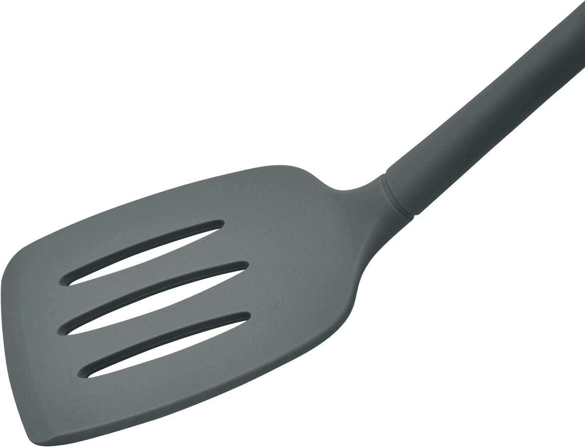 Tovolo - Flex-Core All Silicone Charcoal Slotted Turner - TV82-1000995