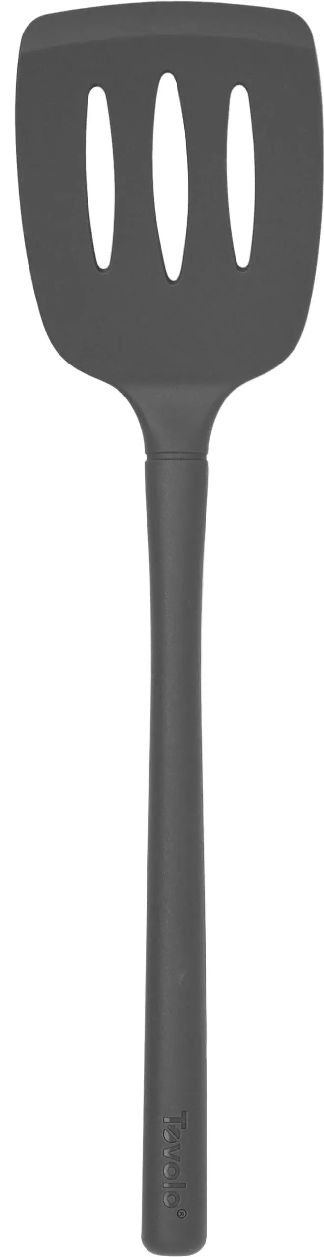 Tovolo - Flex-Core All Silicone Charcoal Slotted Turner - TV82-1000995
