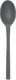 Tovolo - Flex-Core All Silicone Charcoal Small Deep Spoon - TV82-1001002