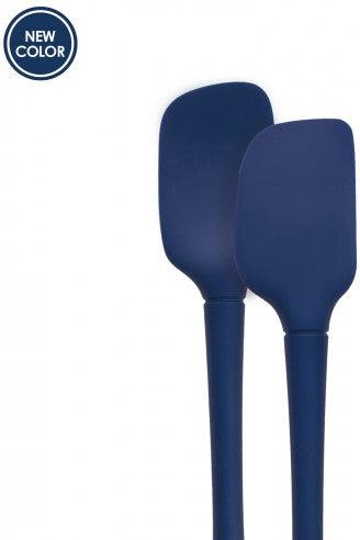 Tovolo - Flex-Core All Silicone Deep Indigo Mini Spatula & Spoonula, Set of 2 - TV60001-300