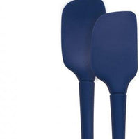 Tovolo - Flex-Core All Silicone Deep Indigo Mini Spatula & Spoonula, Set of 2 - TV60001-300