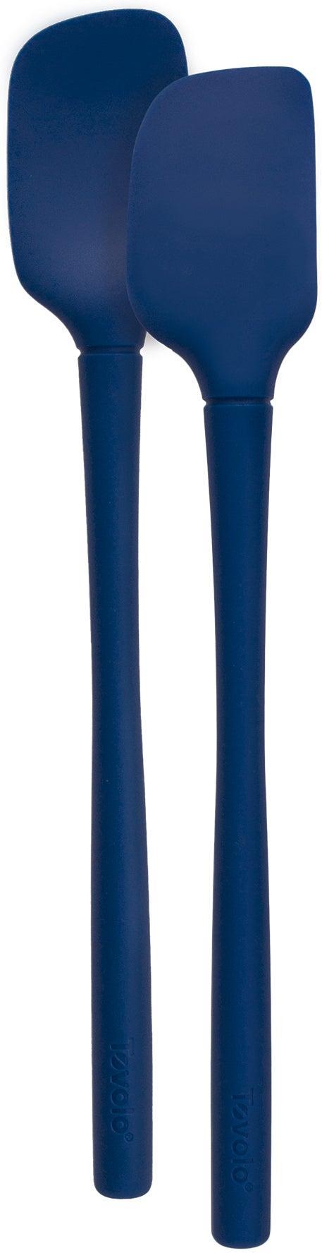 Tovolo - Flex-Core All Silicone Deep Indigo Mini Spatula & Spoonula, Set of 2 - TV60001-300
