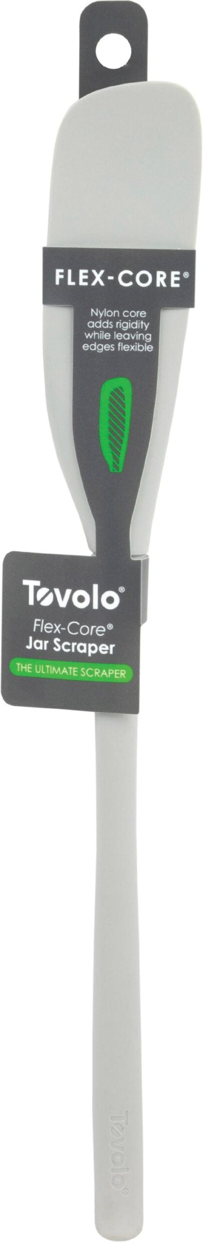 Tovolo - Flex-Core All Silicone Oyster Gray Jar Scraper - TV41008-201