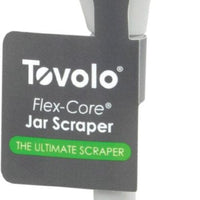 Tovolo - Flex-Core All Silicone Oyster Gray Jar Scraper - TV41008-201