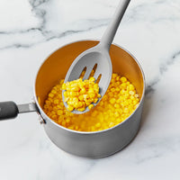 Tovolo - Flex-Core All Silicone Oyster Gray Slotted Deep Spoon - TV82-1001005