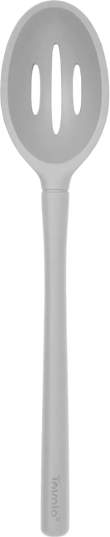 Tovolo - Flex-Core All Silicone Oyster Gray Slotted Deep Spoon - TV82-1001005