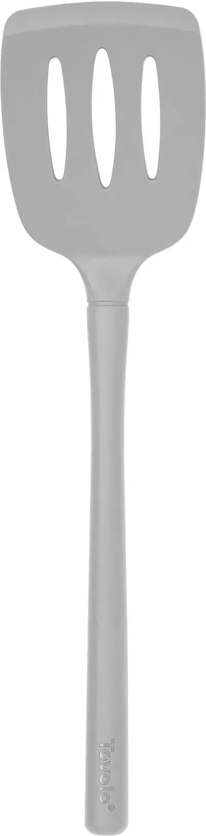 Tovolo - Flex-Core All Silicone Oyster Gray Slotted Turner - TV82-1001007