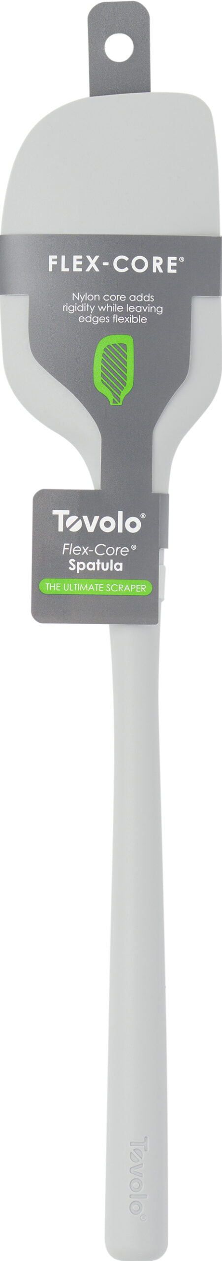 Tovolo - Flex-Core All Silicone Oyster Gray Spatula - TV30097-201
