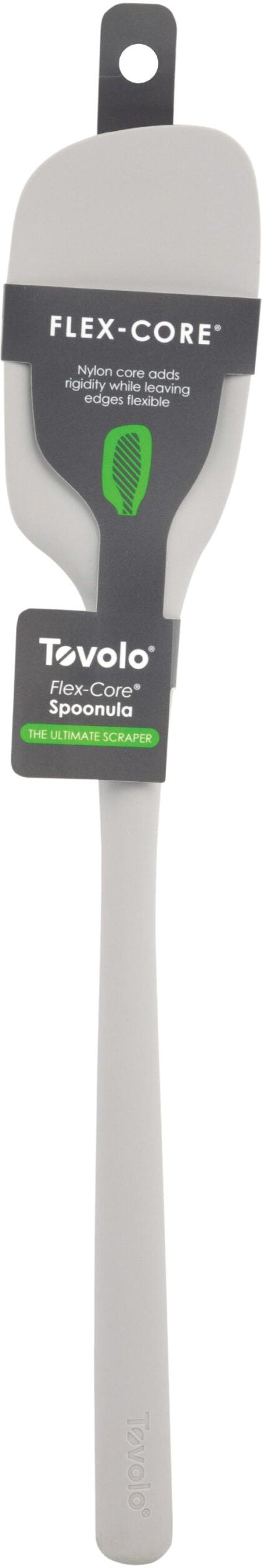 Tovolo - Flex-Core All Silicone Oyster Gray Spoonula - TV44002-201