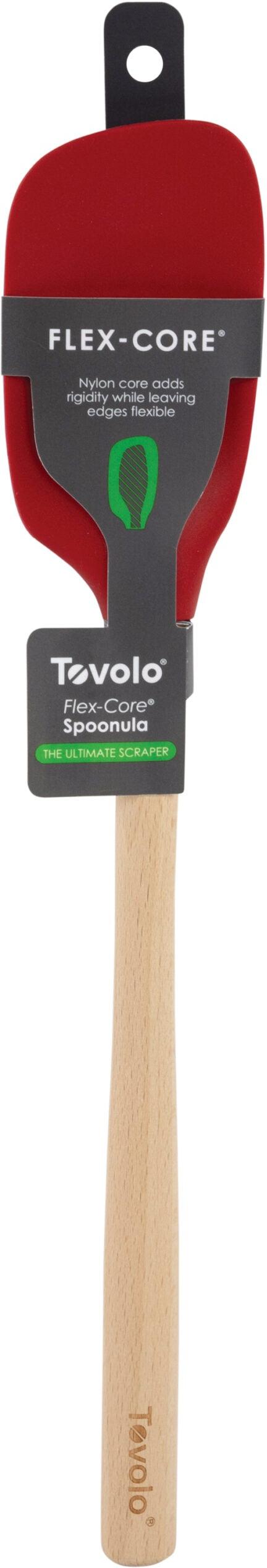 Tovolo - Flex-Core Wood Handle Cayenne Spoonula - TV44004-400