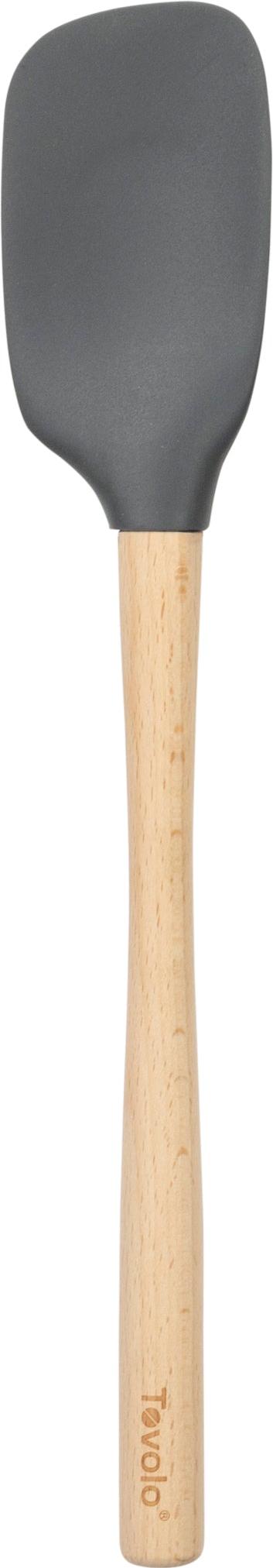 Tovolo - Flex-Core Wood Handle Charcoal Spoonula - TV81-16040