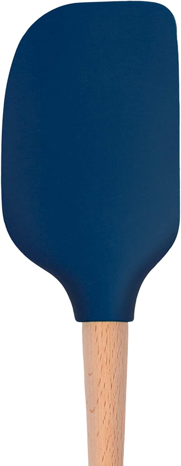 Tovolo - Flex-Core Wood Handle Deep Indigo Spatula - TV30099-300