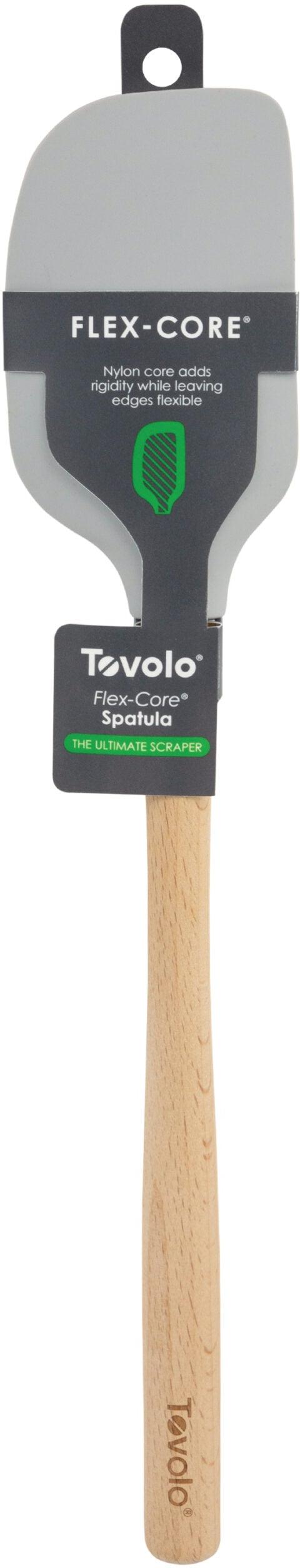 Tovolo - Flex-Core Wood Handle Oyster Gray Spatula - TV30099-201