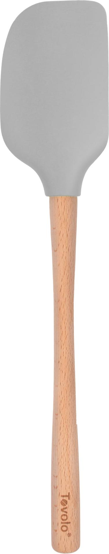 Tovolo - Flex-Core Wood Handle Oyster Gray Spatula - TV30099-201