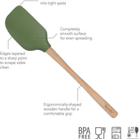 Tovolo - Flex-Core Wood Handle Pesto Spatula - TV30099-500