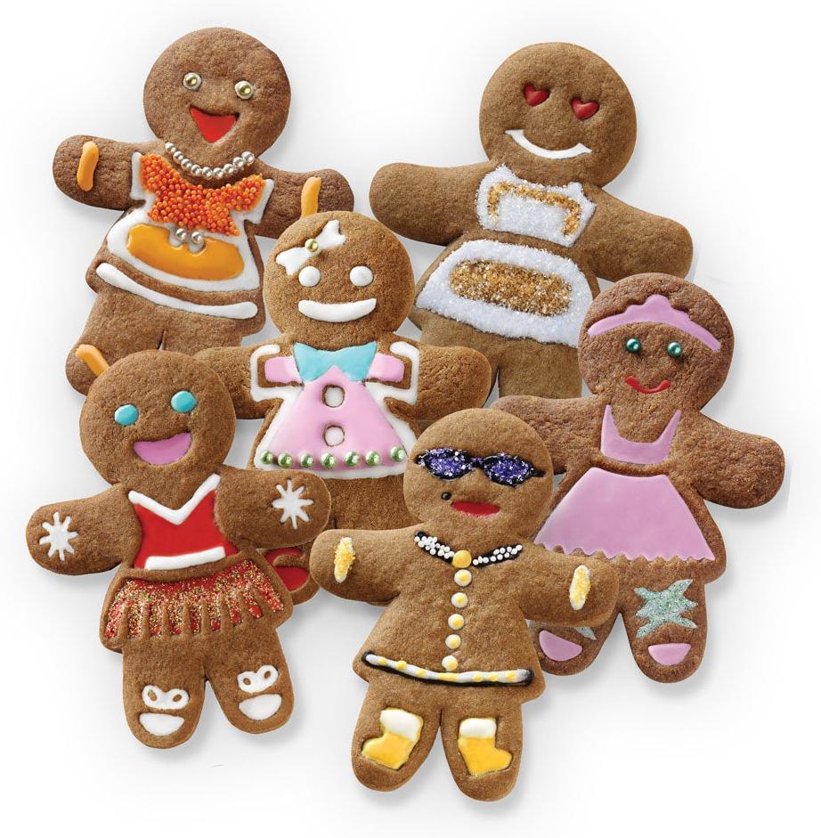 Tovolo - Fuchsia Ginger Girl Cookie Cutters, Set of 6 - TV81-3811