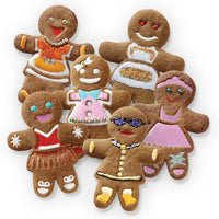Tovolo - Fuchsia Ginger Girl Cookie Cutters, Set of 6 - TV81-3811
