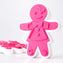 Tovolo - Fuchsia Ginger Girl Cookie Cutters, Set of 6 - TV81-3811