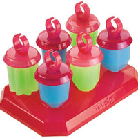 Tovolo - Fuchsia Jewel Pop Molds, Set of 6 - TV80-3879P