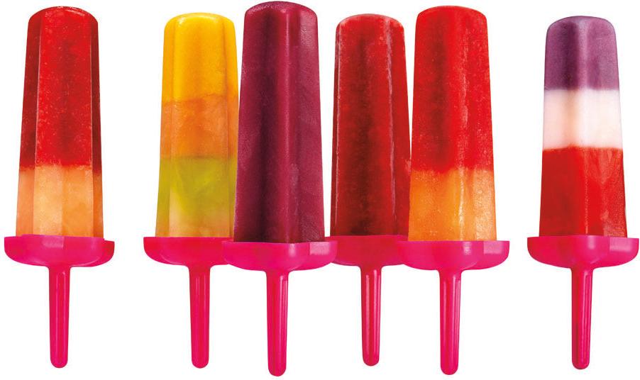 Tovolo - Fuchsia Star Pop Molds, Set of 6 - TV80-4562P