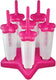 Tovolo - Fuchsia Star Pop Molds, Set of 6 - TV80-4562P