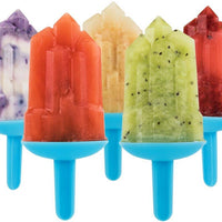 Tovolo - Gem Ice Blue Pop Molds, Set of 5 - TV81-34518