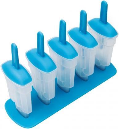 Tovolo - Gem Ice Blue Pop Molds, Set of 5 - TV81-34518