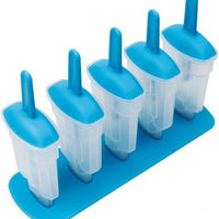 Tovolo - Gem Ice Blue Pop Molds, Set of 5 - TV81-34518