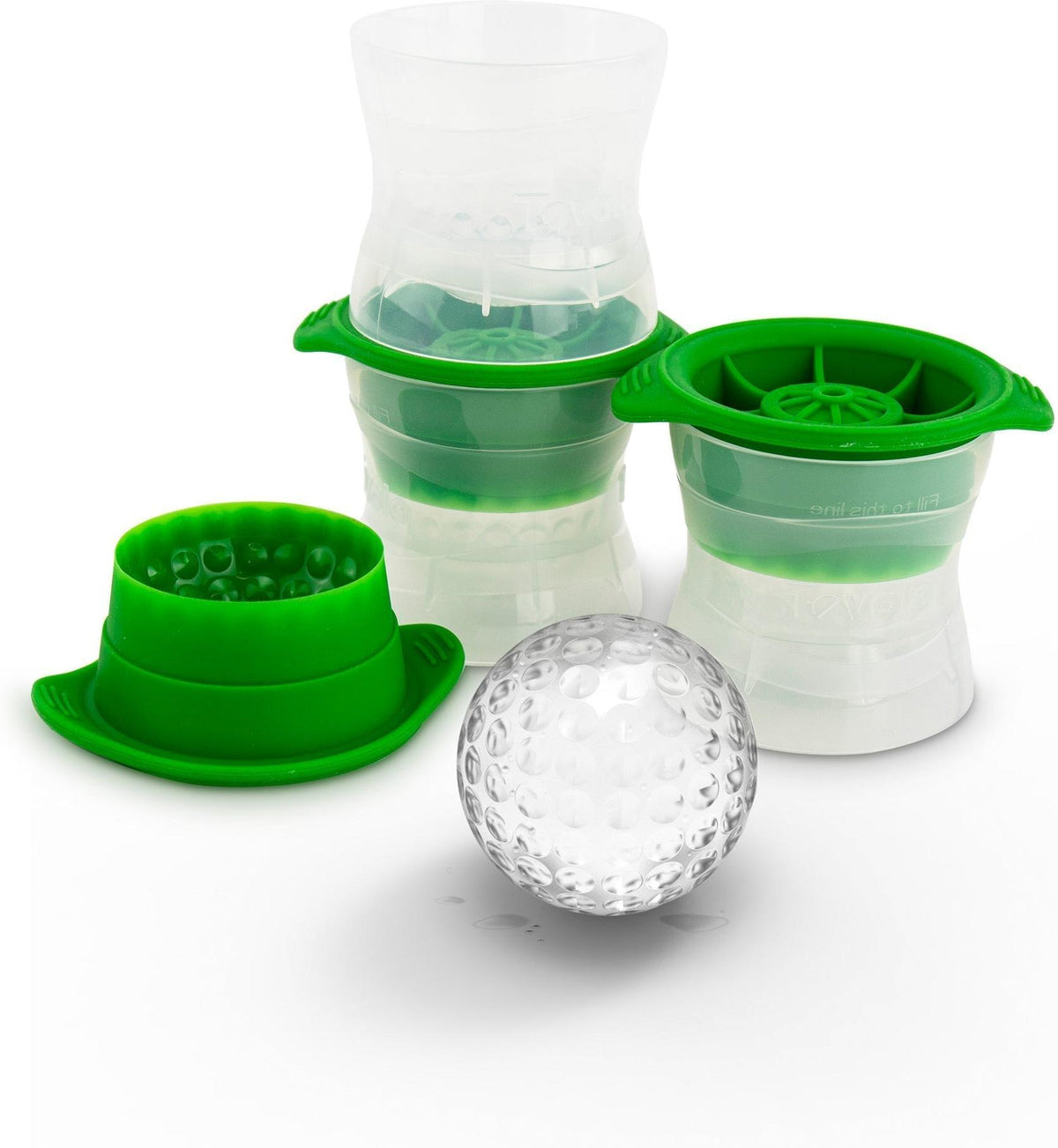 Tovolo - Golf Ball Spring Green Ice Molds, Set of 3 - TV22026-999