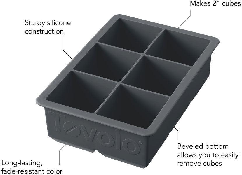 Tovolo - King Cube Charcoal Ice Tray - TV81-10239