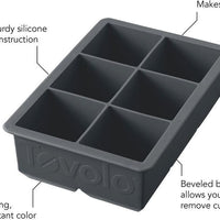 Tovolo - King Cube Charcoal Ice Tray - TV81-10239
