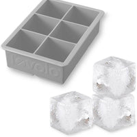 Tovolo - King Cube Oyster Gray Ice Tray - TV22016-201