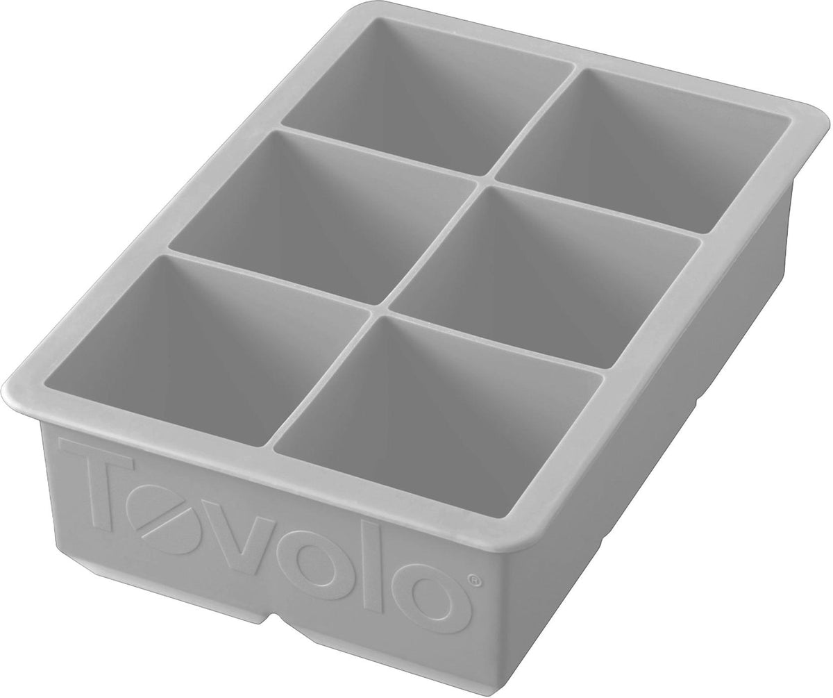 Tovolo - King Cube Oyster Gray Ice Tray - TV22016-201