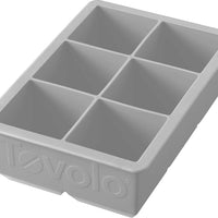 Tovolo - King Cube Oyster Gray Ice Tray - TV22016-201
