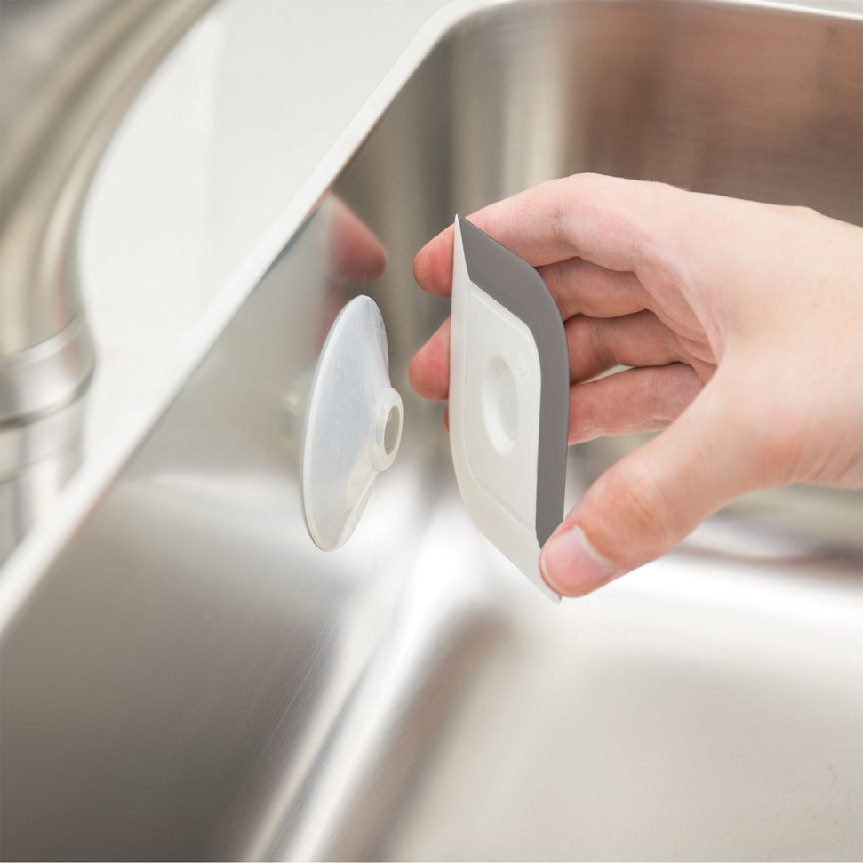 Tovolo - Magnetic 2-In-1 Charcoal/White Sink Buddy - TV81-28036