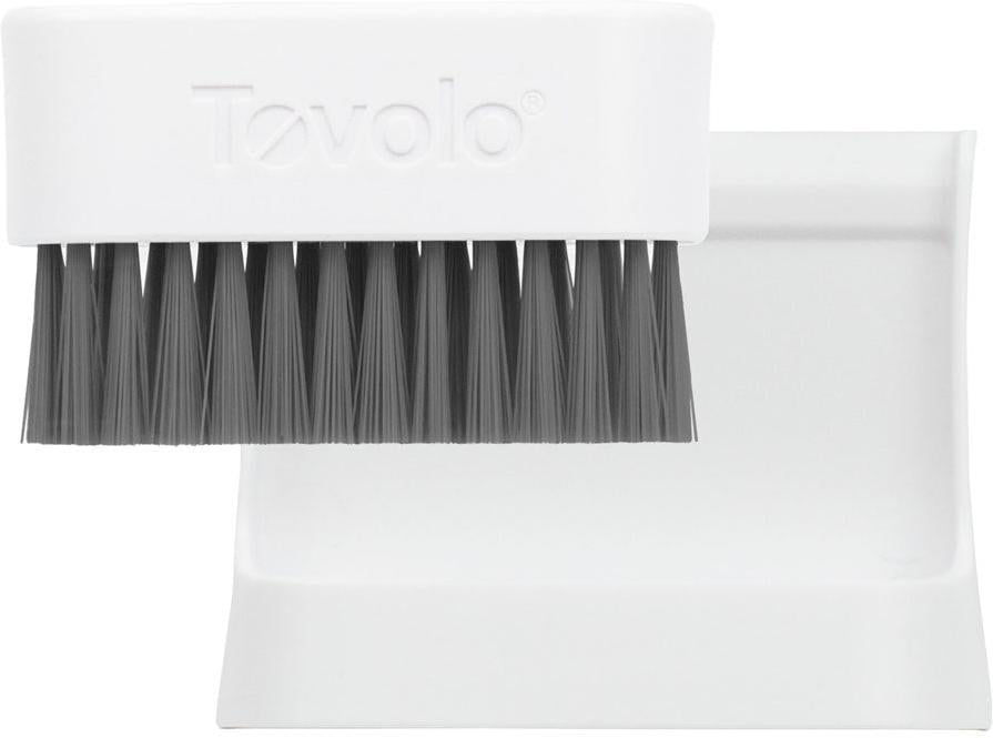 Tovolo - Magnetic Countertop Charocoal/White Brush & Dustpan - TV81-27978