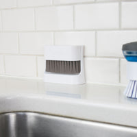 Tovolo - Magnetic Countertop Charocoal/White Brush & Dustpan - TV81-27978 - DISCONTINUED