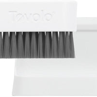 Tovolo - Magnetic Countertop Charocoal/White Brush & Dustpan - TV81-27978 - DISCONTINUED