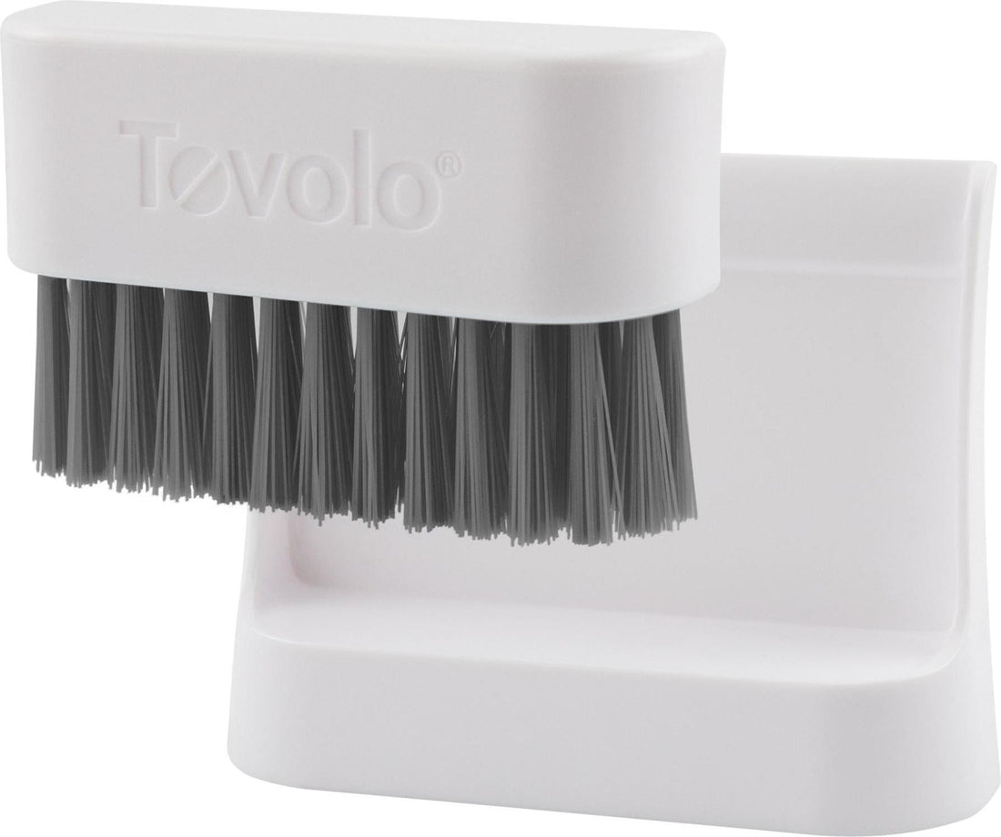 Tovolo - Magnetic Countertop Charocoal/White Brush & Dustpan - TV81-27978