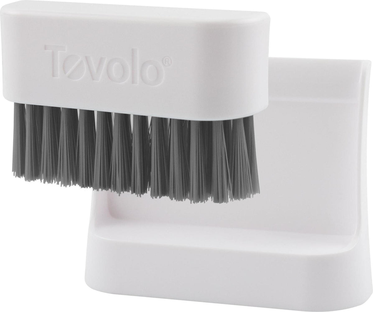 Tovolo - Magnetic Countertop Charocoal/White Brush & Dustpan - TV81-27978