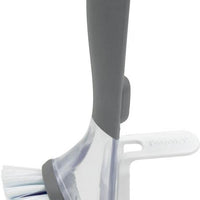 Tovolo - Magnetic Soap Dispensing Charcoal/Clear Dish Brush & Holder - TV81-28715 - DISCONTINUED