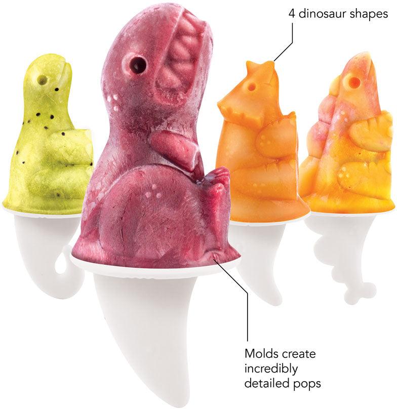 Tovolo - Orange Peel Dino Pop Molds, Set of 4 - TV81-17092
