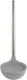 Tovolo - Oyster Gray Silicone Stainless Steel Handle Ladle - TV42023-201