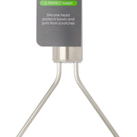 Tovolo - Oyster Gray Silicone Stainless Steel Handle Potato Masher - TV40007-201